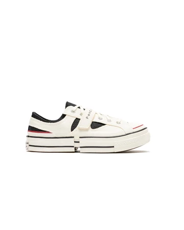 Feng Chen Wang Converse Chuck 70 Low 2-in-1 White Außenseite