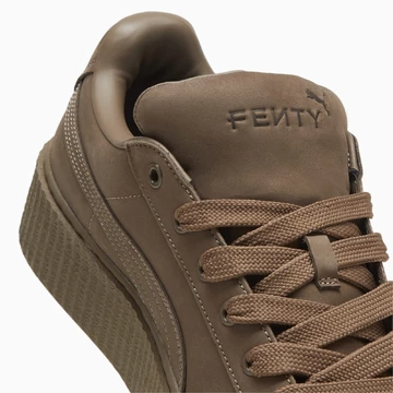 details des braunen Fenty Puma Creeper Phatty aus dem Earth Tone Pack