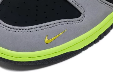 Ducks of a Feather x Nike Dunk Low What the Ducks Home Swoosh Details