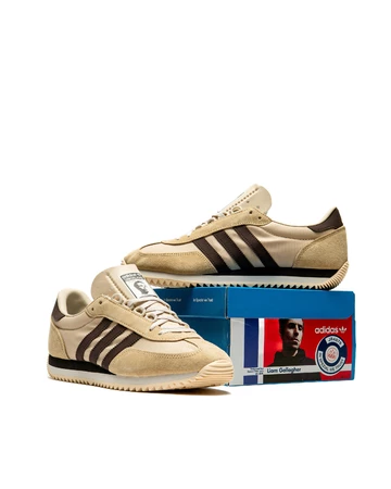 Liam Gallagher x adidas Achille SPZL Stone Khaki Box