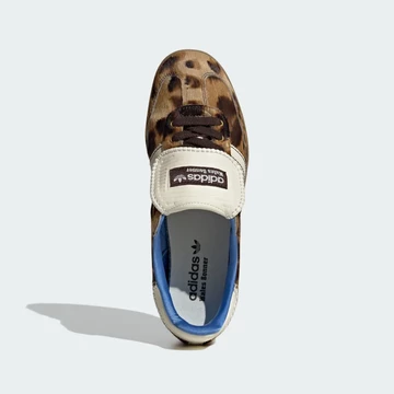 Wales Bonner adidas Samba Leopard Pony von oben