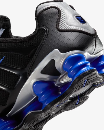 Nike Shox TL Black Racer Blue Ferse Detail