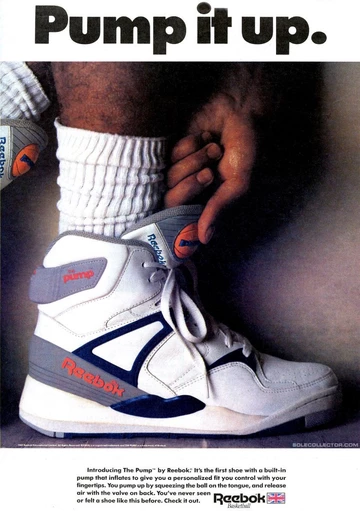 Werbung für den Shaquille O’Neal Reebok Pump