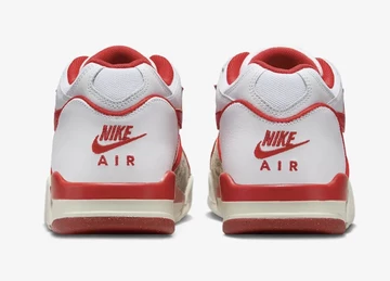 Stussy Nike Air Flight 89 White Habanero Red von Hinten