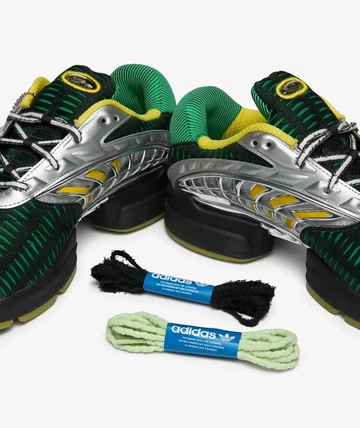 Brain Dead x adidas Climacool 2 Green schräg