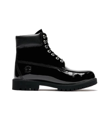 Der Veneda Carter Timberland Heritage Boot Black Patent von außen