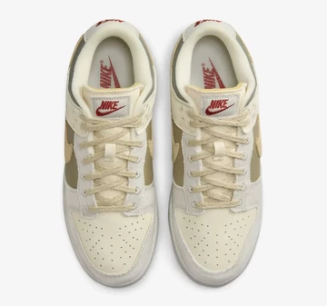Dunk Low Sesame Alabaster von oben
