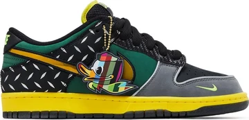 Ducks of a Feather x Nike Dunk Low What the Ducks Home Außenseite + Hangtag