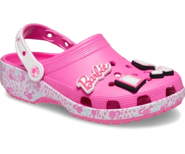 Barbie Crocs Classic Clogs schräg von vorne