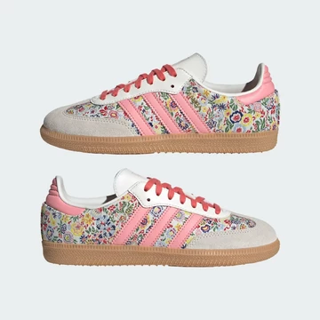 Liberty London x adidas Kids Samba Paar