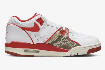 Stussy Nike Air Flight 89 White Habanero Red Innenseite