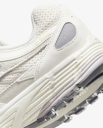 Nike P-6000 Premium Light Bone Platinum Violet Ferse Detail