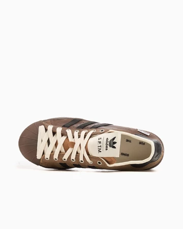 Song for the Mute x adidas Originals Superstar 82 Brown Upper