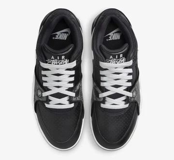 Stussy Nike Air Flight 89 Black von Oben