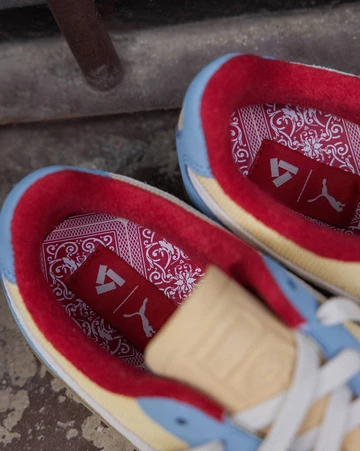 Details des Asphaltgold Puma Palermo Scopa