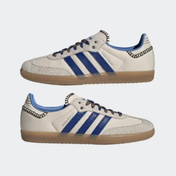 Wales Bonner adidas Samba Royal Blue seitlich