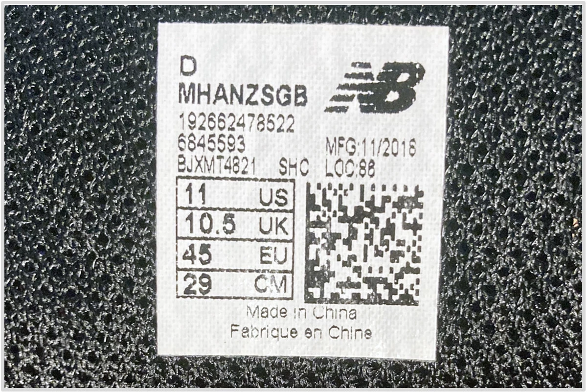 Size Tag Dead Stock