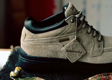 thisisneverthat x Timberland Moc Toe Mid Gore-Tex Lookbook hinterer Bereich des Schuhs