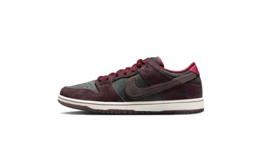 Riot Skateshop x Nike SB Dunk Low Night Maroon