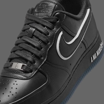 A Ma Maniére x Nike Air Force 1 Low Black Upper Details