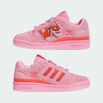 The Grinch adidas Forum Low Pink beide Paare