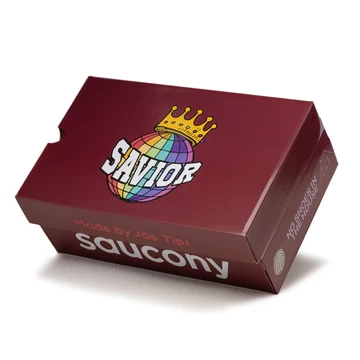 Jae Tips x Saucony Matrix No Shoes In The House in der Verpackung