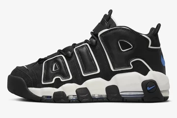 Nike Air More Uptempo Black Star Blue Außenseite