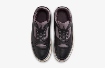 A Ma Maniére x Air Jordan 3 Flat Pewter Paar von oben