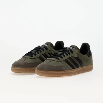 adidas Samba Base Green Paar schräg seitlich