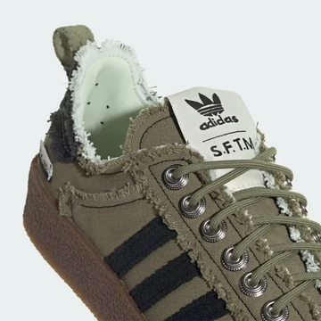 Song For The Mute adidas Campus 80s Olive Detail Zunge