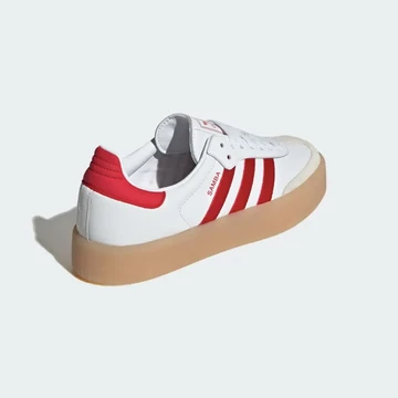 adidas Sambae White Better Scarlet seitlich von Hinten