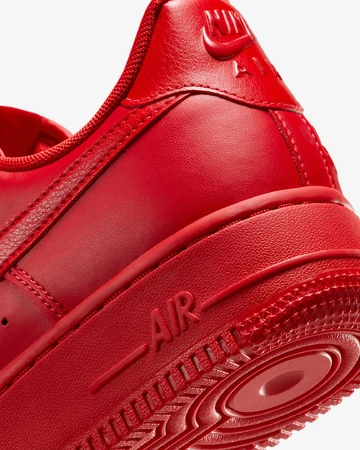 Nike Air Force 1 Low Red Rose - Ferse, Detail
