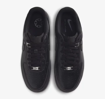 ALYX Nike Air Force 1 Low Black von oben
