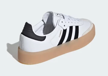 adidas Sambae White Black seitlich von Hinten