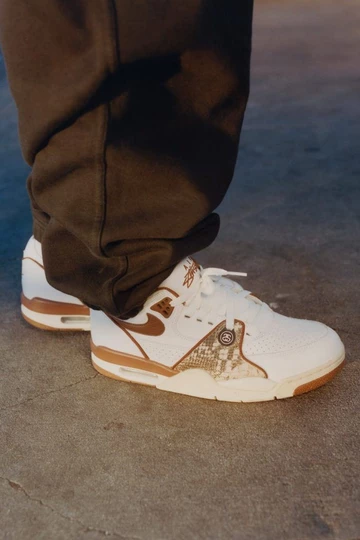 Stussy Nike Air Flight 89 Pecan - on Feet