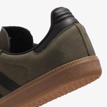 adidas Samba Base Green Ferse Closeup