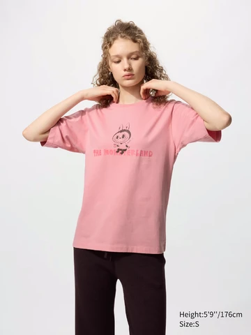 Labubu x UNIQLO Pink Shirt