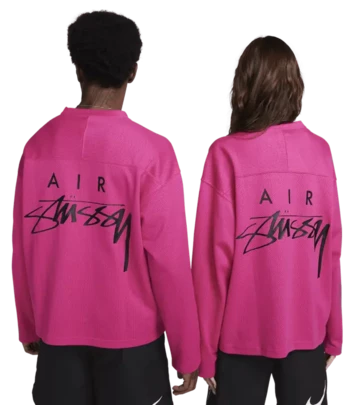 Stussy x Nike Apparel Kollektion FW23 - pinkes Longsleeve