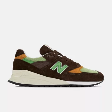 New Balance 998 Brown Green Außenseite