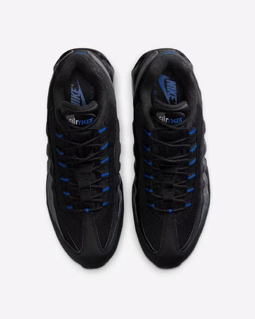Nike Air Max 95 Big Bubble Black Game Royal Paar