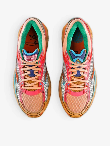 Jae Tips x Saucony ProGrid Omni 9 To Do List Pack von oben