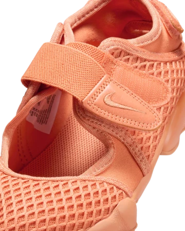 Nike Air Rift Healing Orange Upper Details