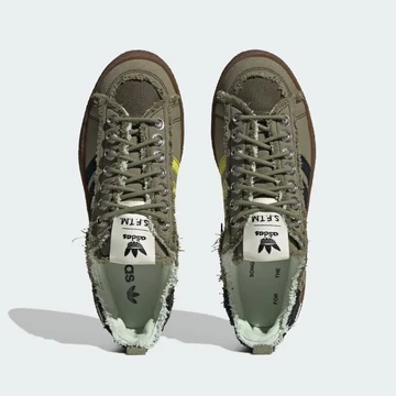 Song For The Mute adidas Campus 80s Olive von Oben