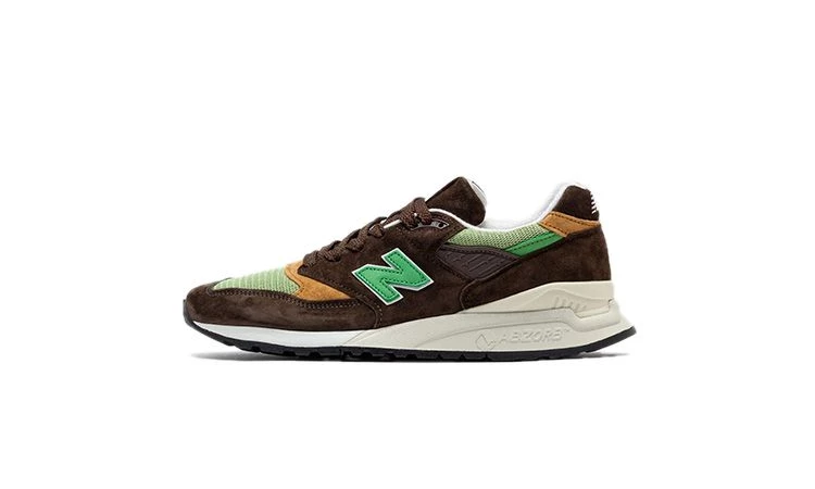 New Balance 998 Brown Green