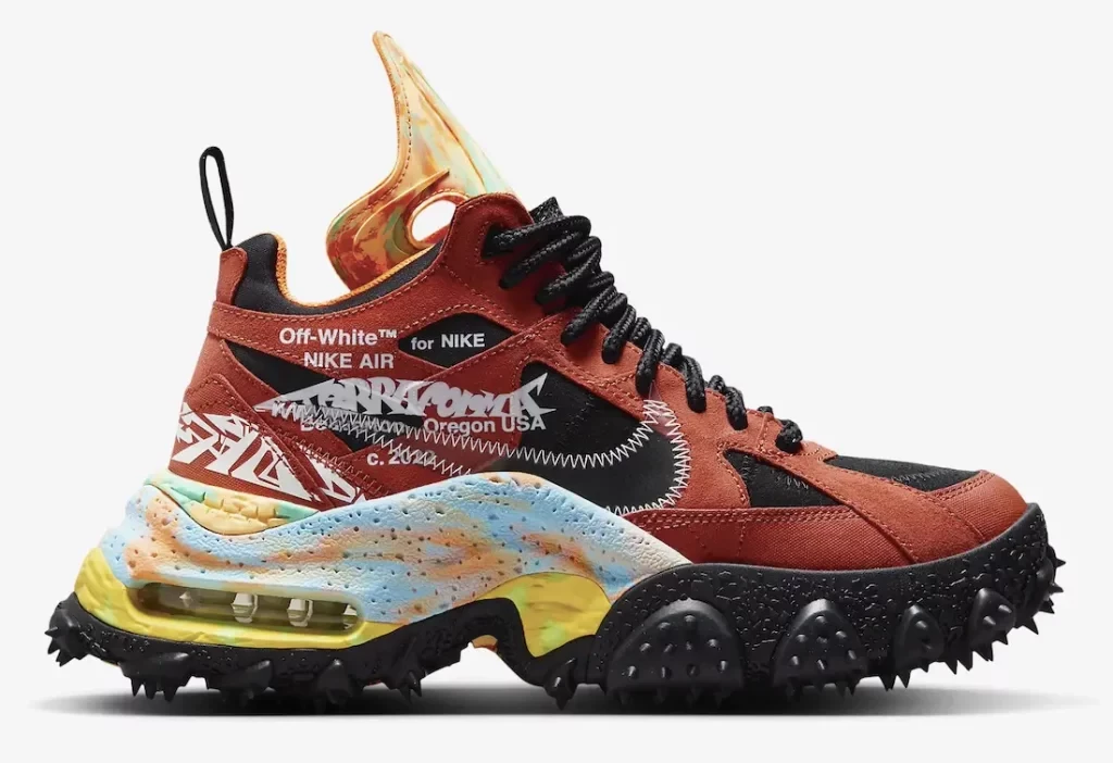 Off White Nike Air Terra Forma Mantra Orange DQ1615-800 Dead Stock