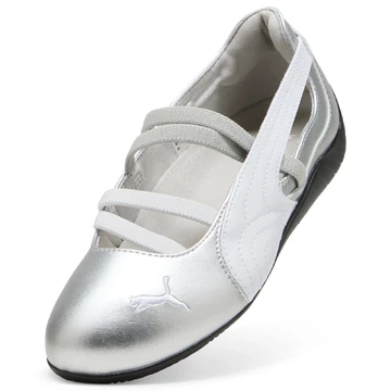 Puma Speedcat Ballet Metallic Silver schräg