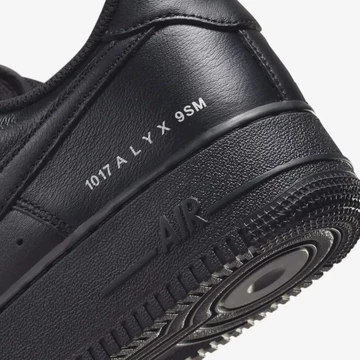 ALYX Nike Air Force 1 Low Black Ferse
