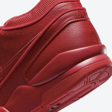 Billie Eilish Nike Air Alpha Force 88 Fire Red Detail Ferse