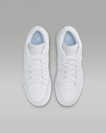 Jordan 1 Low GS Glitter Swoosh - Oben