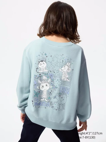 Labubu x UNIQLO Blue Sweatshirt Kids